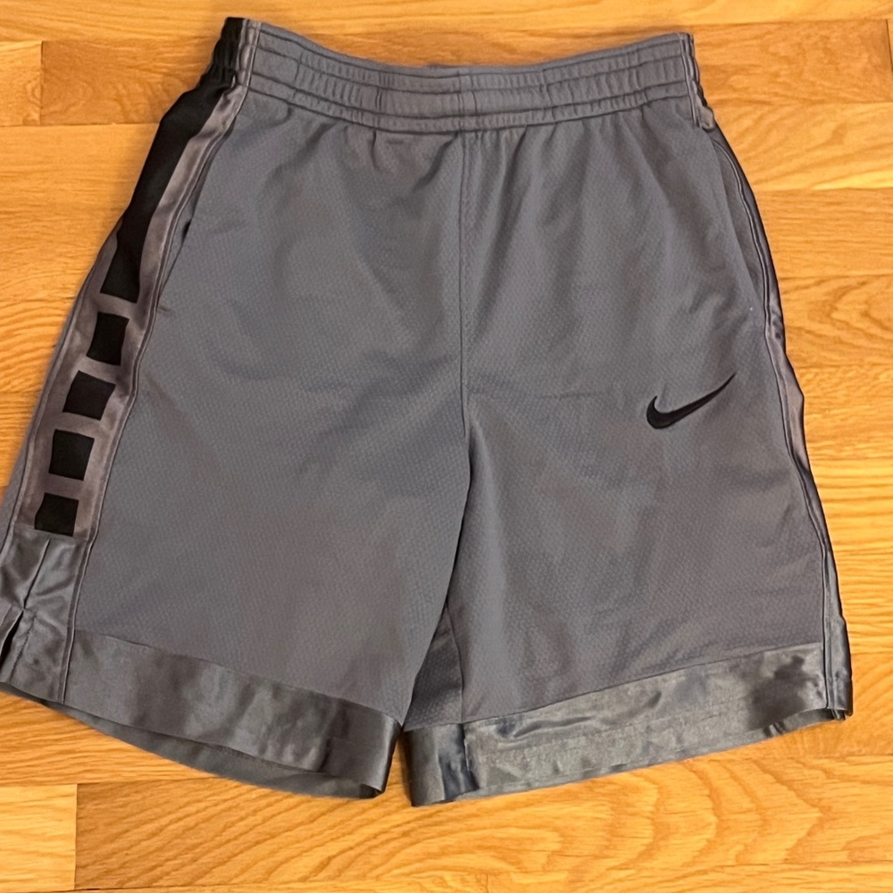 Nike boy’s gray and black dry fit Shorts